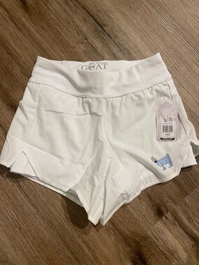 GOAT Girls' White Athletic Shorts